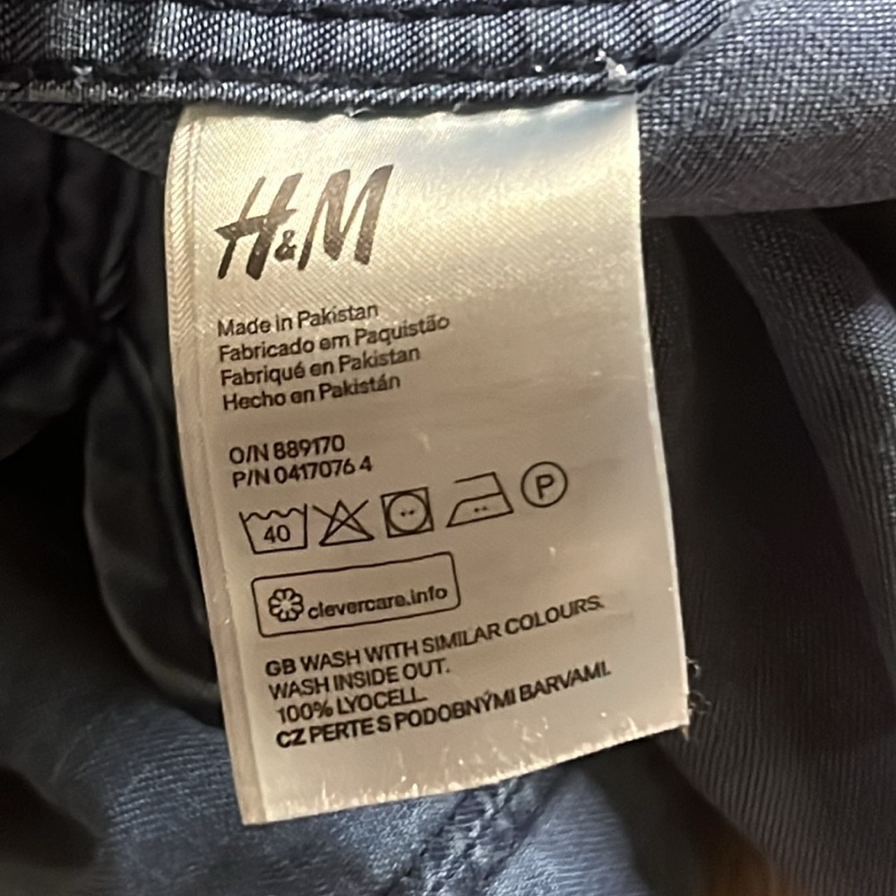 100% Lyocell Long button down denim style top - Picture 10 of 10